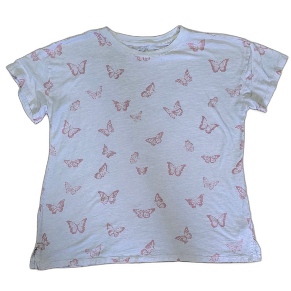 Maurices 24/7 Butterfly Drop Shoulder Tee Sz XL